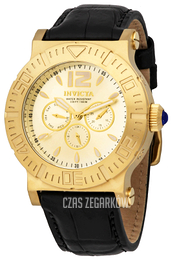 Invicta Specialty Żółte złoto/Skóra Ø48 mm 14916
