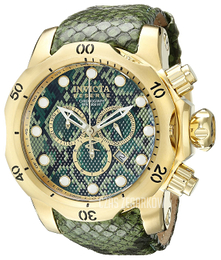 Invicta Venom Zielony/Skóra Ø54 mm 14966