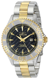 Invicta Pro Diver Czarny/Stal w odcieniu złota Ø47 mm 15169