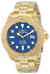 Invicta Pro Diver Niebieski/Stal w odcieniu złota Ø47 mm 15193