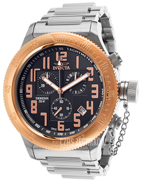 Invicta Russian Diver Czarny/Stal Ø52 mm 15556