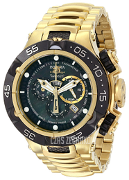 Invicta Subaqua Czarny/Stal w odcieniu złota Ø50 mm 15921