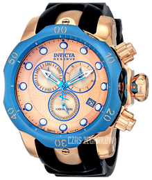 Invicta Venom Różowe złoto/Guma Ø54 mm 16153