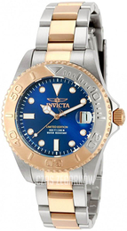 Invicta Cruiseline Niebieski/Stal w kolorze różowego złota Ø38 mm 16506