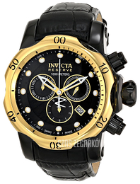 Invicta Venom Czarny/Skóra Ø46 mm 16685