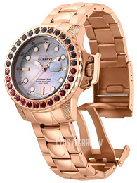 Invicta Reserve Biały/Stal w kolorze różowego złota Ø47 mm 16868
