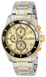 Invicta Specialty Szampański/Stal w odcieniu złota Ø45 mm 17014