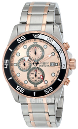 Invicta Specialty Zloty/Stal w kolorze różowego złota Ø45 mm 17015