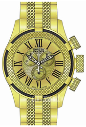 Invicta Bolt Żółte złoto/Stal w odcieniu złota Ø50 mm 17163