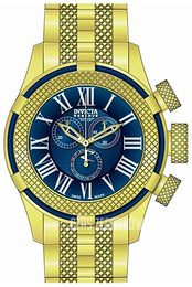 Invicta Niebieski/Stal w odcieniu złota Ø50 mm 17164