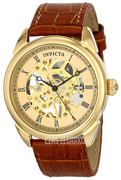 Invicta Specialty Żółte złoto/Skóra Ø42 mm 17186