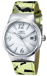 Invicta Biały/Skóra Ø36 mm 17304
