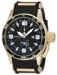 Invicta Aviator Czarny/Pozlacana Ø48 mm 1758