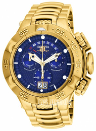 Invicta Subaqua Niebieski/Stal w odcieniu złota Ø50 mm 17626