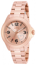 Invicta Angel Różowe złoto/Stal w kolorze różowego złota Ø38 mm 17934