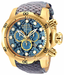 Invicta Venom Niebieski/Skóra Ø53 mm 18302