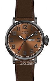 Invicta Vintage Brązowy/Skóra Ø45 mm 18434