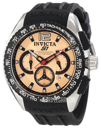 Invicta S1 Różowe złoto/Guma Ø46 mm 1849