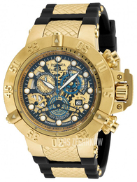 Invicta Subaqua Czarny/Stal w odcieniu złota Ø50 mm 18529