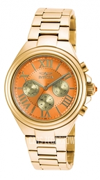 Invicta Angel Pomarańczowy/Stal w odcieniu złota Ø40 mm 18749