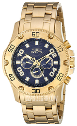 Invicta Pro Diver Niebieski/Stal w odcieniu złota Ø50 mm 19228