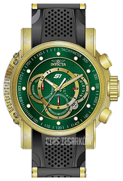 Invicta S1 Zielony/Guma Ø52 mm 19329