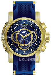 Invicta S1 Niebieski/Guma Ø52 mm 19330