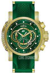Invicta S1 Zielony/Guma Ø52 mm 19331
