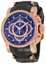 Invicta S1 Niebieski/Stal w kolorze różowego złota Ø52 mm 19333