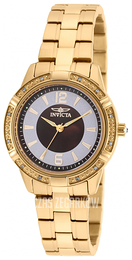 Invicta Angel Diamond Wielokolorowy/Stal w odcieniu złota Ø33 mm 19358