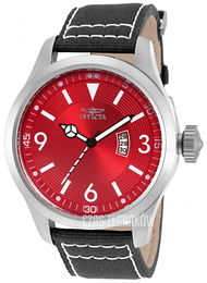 Invicta Aviator Czerwony/Skóra Ø50 mm 19418