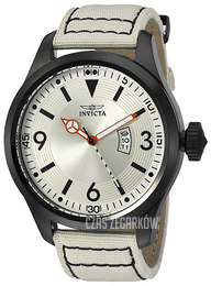 Invicta Aviator Srebrny/Skóra Ø51 mm 19419