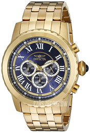 Invicta Specialty Niebieski/Stal w odcieniu złota Ø50 mm 19468