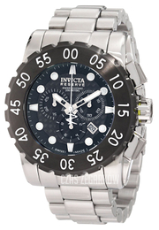 Invicta Reserve Czarny/Stal Ø52 mm 1957