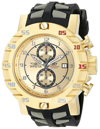 Invicta S1 Żółte złoto/Guma Ø52 mm 19713