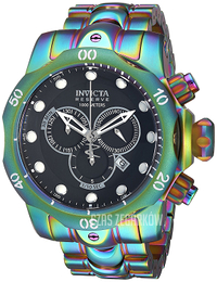 Invicta Reserve Czarny/Stal Ø53.7 mm 19764