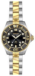 Invicta Pro Diver Czarny/Stal w odcieniu złota Ø47 mm 19803