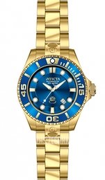 Invicta Pro Diver Niebieski/Stal w odcieniu złota Ø47 mm 19806