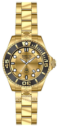 Invicta Pro Diver Żółte złoto/Stal w odcieniu złota Ø47 mm 19807