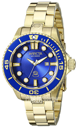 Invicta Pro Diver Niebieski/Stal w odcieniu złota Ø38 mm 19818