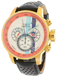 Invicta S1 Biały/Skóra Ø48 mm 19901