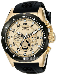 Invicta Speedway Żółte złoto/Guma Ø50 mm 20306