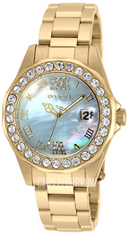 Invicta Sea Biały/Stal w odcieniu złota Ø38 mm 20390