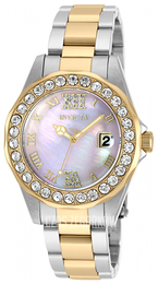 Invicta Sea Różowy/Stal w odcieniu złota Ø38 mm 20392