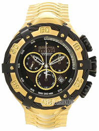 Invicta Bolt Czarny/Stal w odcieniu złota Ø52 mm 21346