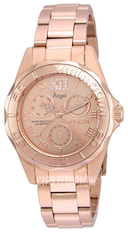 Invicta Angel Różowe złoto/Stal w kolorze różowego złota Ø38 mm 21698