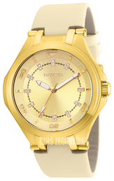 Invicta Wildflower Żółte złoto/Satyna Ø42 mm 21760