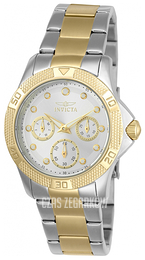 Invicta Angel Srebrny/Stal w odcieniu złota Ø36 mm 21763