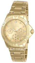 Invicta Angel Żółte złoto/Stal w odcieniu złota Ø36 mm 21766