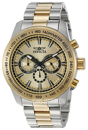 Invicta Speedway Żółte złoto/Stal w odcieniu złota Ø48 mm 21798